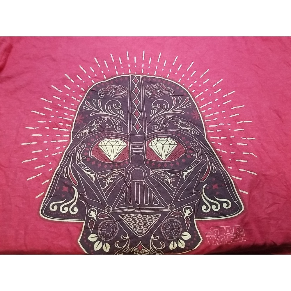 Star Wars Fifth Sun‎ Darth Vader Graphic T Shirt Red Large Tall LT Mens